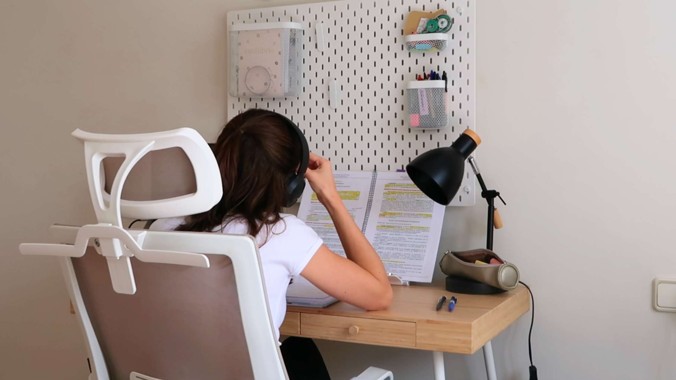 espacio para estudiar oposiciones